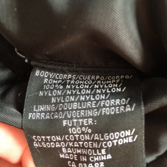 Harley-Davidson Womens Reversible Hooded Jacket Large Black Nylon Full Zip 2006 - Picture 11 of 16